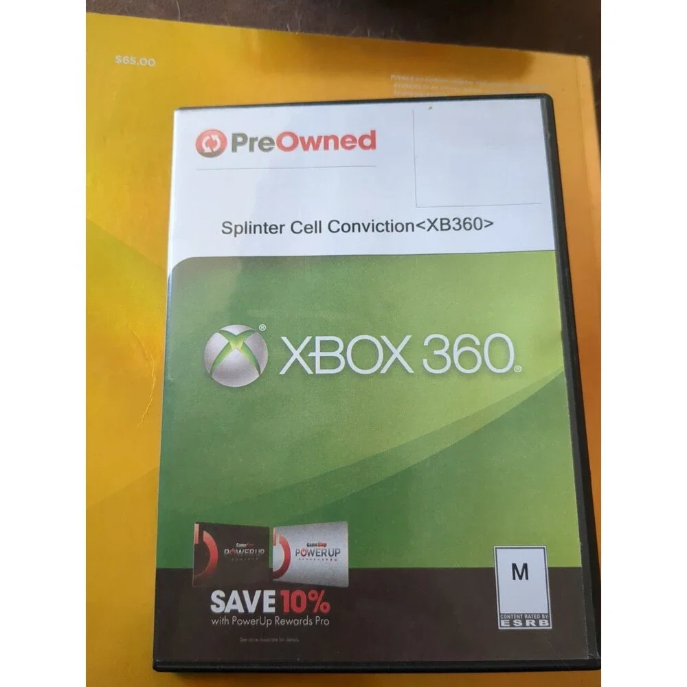 Tom Clancy's Splinter Cell Conviction Xbox 360 Gam Fast Shipping